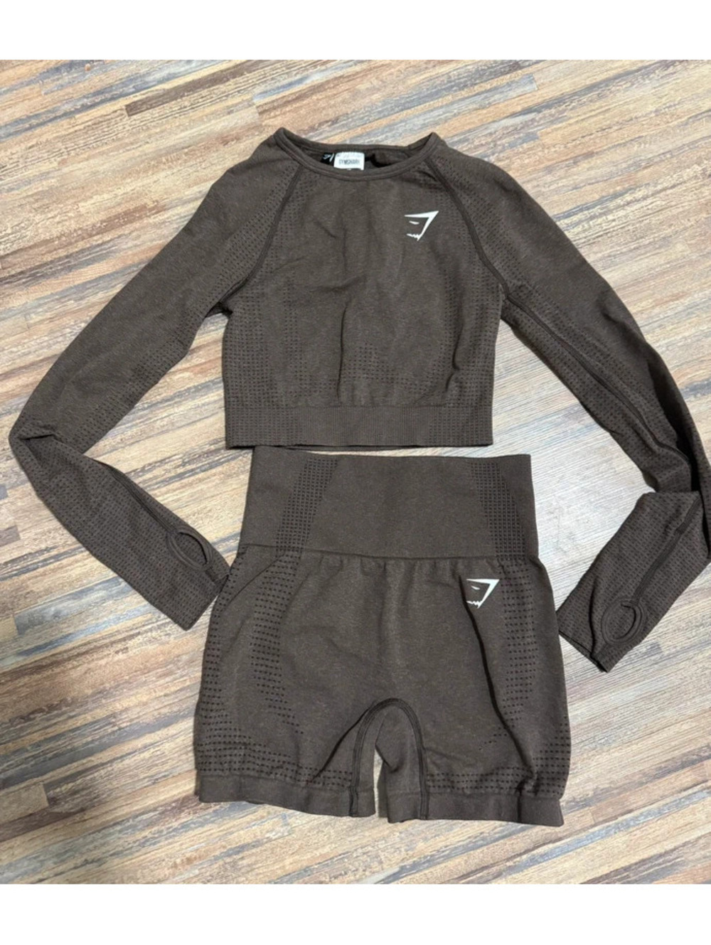 Gymshark brown set XS
